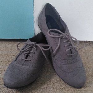 Lower East Side Gray Suede Lace Shoes